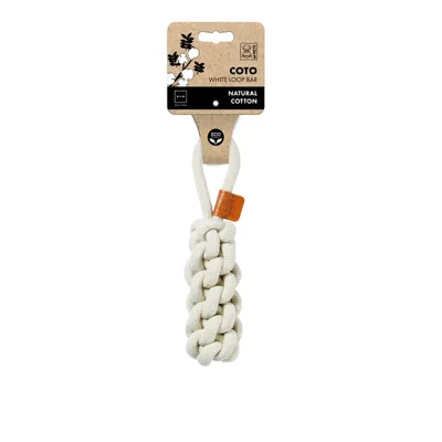 MPETS Jouet COTO Loop Bar 22 cm - Blanc MPETS Jouet COTO Loop Bar 22 cm - Blanc