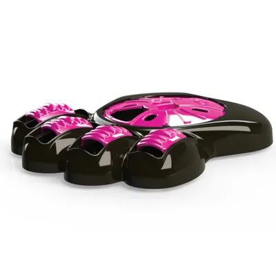 AIKIOU-INTERACTIVE PAW BOWLS MARRON / ROSE