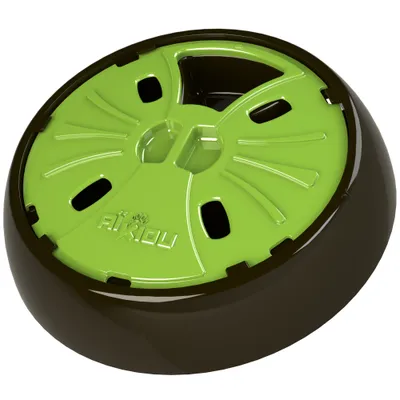 AIKIOU-JUNIOR INTERACTIVE BOWLS MARRON / VERT