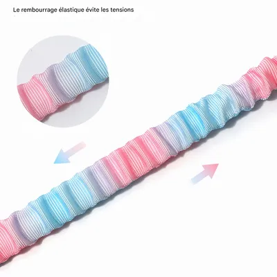 Furry Fusion Harnais de siège auto pour chien Gradient