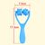 FurryFusion Brosse de massage pour chien et chat