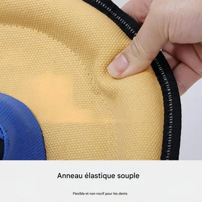 FurryFusion Frisbee pour chien en forme de chapeau