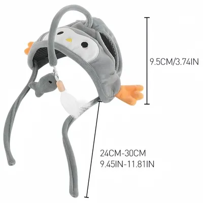 FurryFusion Jouet pour chat en plumes monté sur la tête