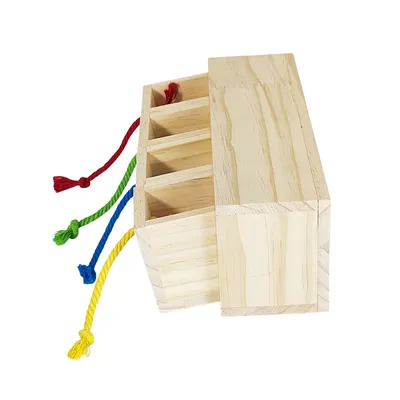 FurryFusion Coffre à jouets pour perroquets