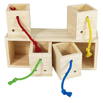 FurryFusion Coffre à jouets pour perroquets