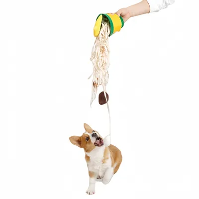 FurryFusion Jouet pour chien renifleur en forme de seau de ramen