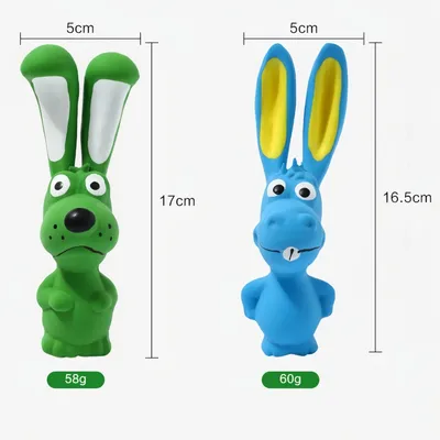FurryFusion juguete de látex con forma de animal para perros