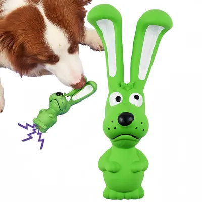FurryFusion juguete de látex con forma de animal para perros