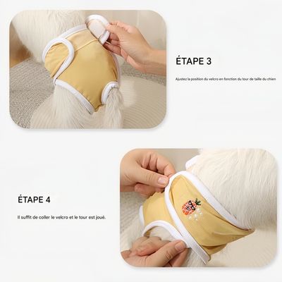 FurryFusion Couche hygiénique pour chien