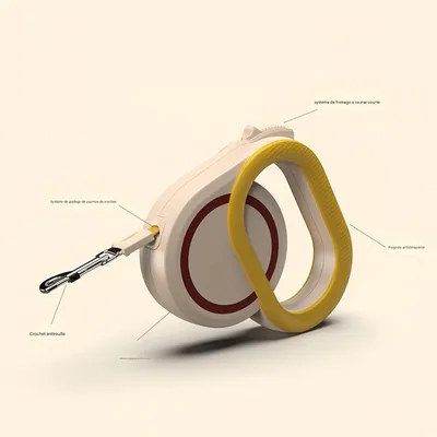 FurryFusion Laisse rétractable automatique 3 m