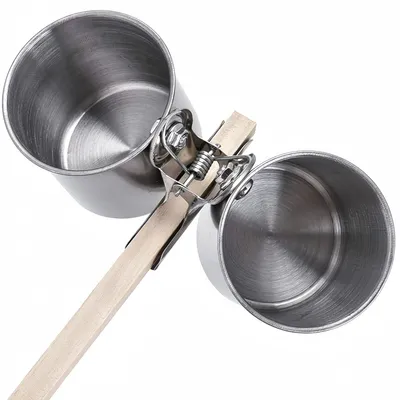 FurryFusion Mangeoire à oiseaux en acier inoxydable