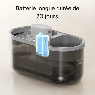 IntiMeg Distributeur d'eau et de nourriture pour chat