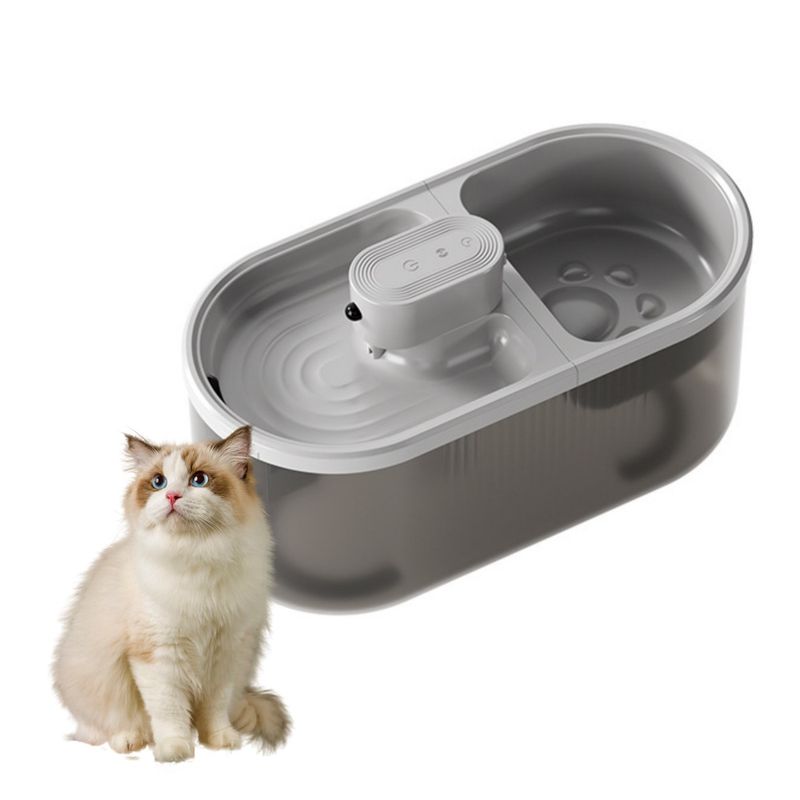 IntiMeg Distributeur d'eau et de nourriture pour chat