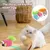 UAMLY Jouets Amusants pour Chat Jouets LED Peluche Herbe À Chat