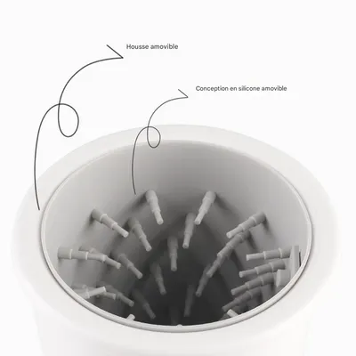 Petopia Nettoyeur électrique de patte pour chien