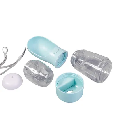 Petopia Botella de agua para perros 3 en 1