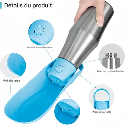 Petopia Bouteille d'eau pour chien