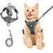 UAMLY Harnais de poitrine et laisse pour chat