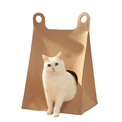 UAMLY Sac de couchage semi-fermé pour animaux de compagnie