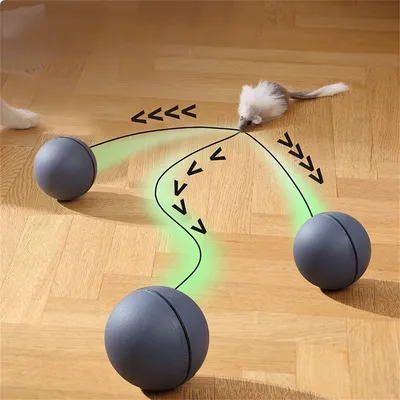 Pet Planet Balle électronique de jeu pour chat