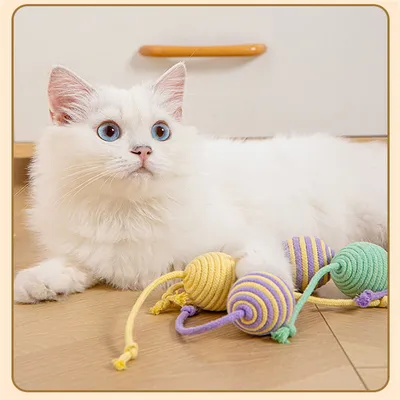 Pet Planet Balle de jeu en sisal pour chat