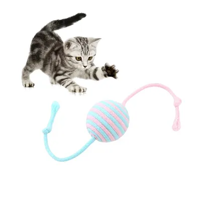 Pet Planet Balle de jeu en sisal pour chat Pet Planet Balle de jeu en sisal pour chat