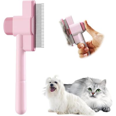 UAMLY Brosse autonettoyante pour animaux de compagnie