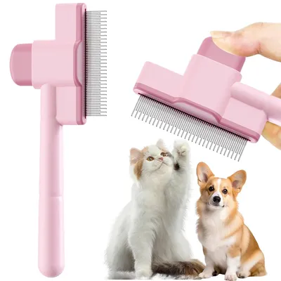 UAMLY Brosse autonettoyante pour animaux de compagnie