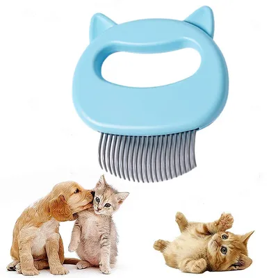 UAMLY Peigne massant anti-mue pour animaux