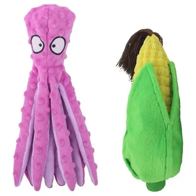 Petopia Lot de 2 jouets couinants pour chien Petopia Lot de 2 jouets couinants pour chien