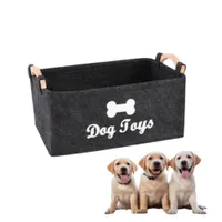 Petopia Boîte de rangement en feutre pour jouets d'animaux