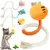 UAMLY Jouet interactif pour chat, corde à mordre à l'herbe à chat UAMLY Jouet interactif pour chat, corde à mordre à l'herbe à chat