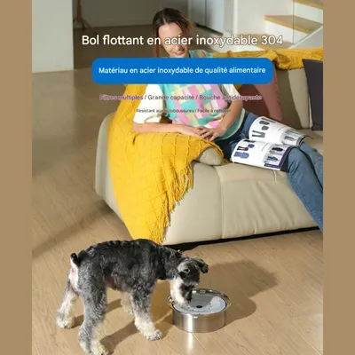 IntiMeg Bebedero para perros antisalpicaduras