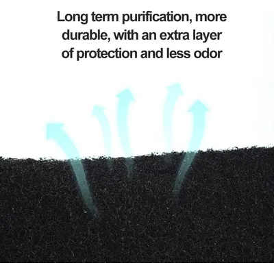 UAMLY Éponge au charbon actif pour désodoriser la litière du chat
