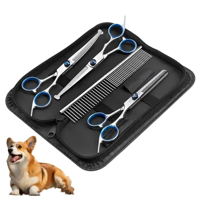 Petopia Ensemble de ciseaux de toilettage pour chien