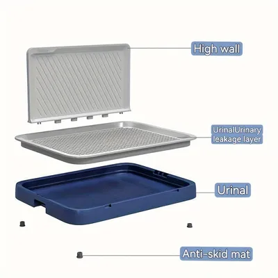 UAMLY Bac à litière mural pour chien et chiot