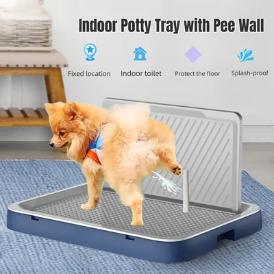 UAMLY Bac de propreté avec rebord pour chien et chiot
