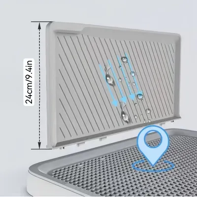 UAMLY Bac à litière mural pour chien et chiot