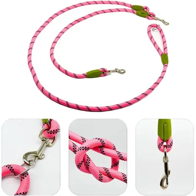 UAMLY Laisse pour mains libres réfléchissantes pour chien UAMLY Laisse pour mains libres réfléchissantes pour chien