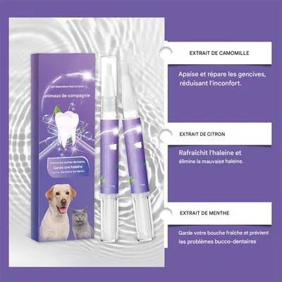 Petopia Gel de réparation buccale pour animaux de compagnie