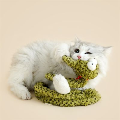IntiMeg Jouet interactif en forme de serpent pour chat