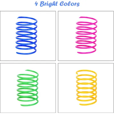 UAMLY Jouets pour chats Pet Wide Colorful Springs