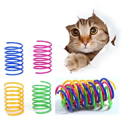 UAMLY Jouets pour chats Pet Wide Colorful Springs
