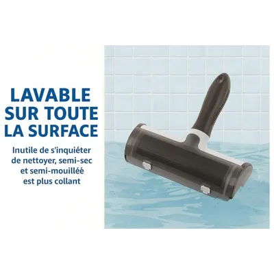 Petopia Rouleau anti - poils d'animaux réutilisable