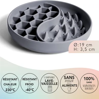 IntiMeg Gamelle anti - glouton pour chiens et chats