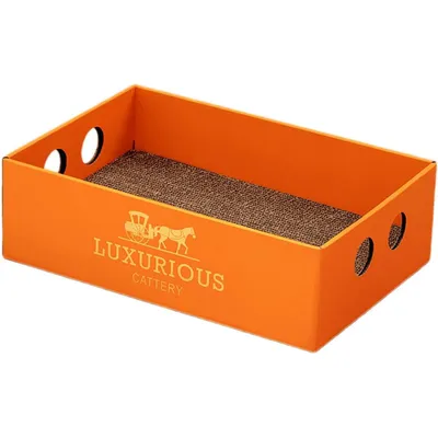 UAMLY Caja rascador de cartón para gatos