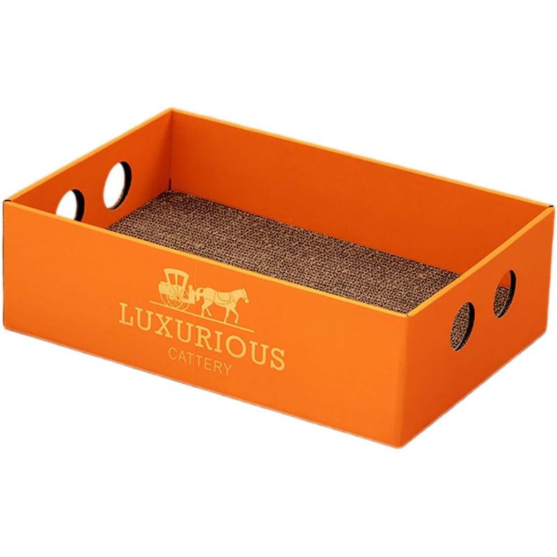 UAMLY Boîte à gratter en carton pour chat