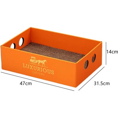 UAMLY Boîte à gratter en carton pour chat