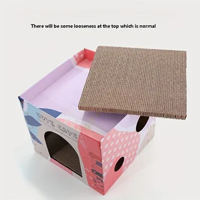 UAMLY Tapis griffoir pour chat en carton ondulé