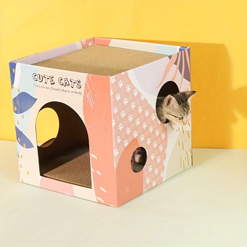 UAMLY Tapis griffoir pour chat en carton ondulé